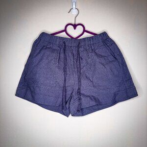 Drawstring Shorts Blue Size M